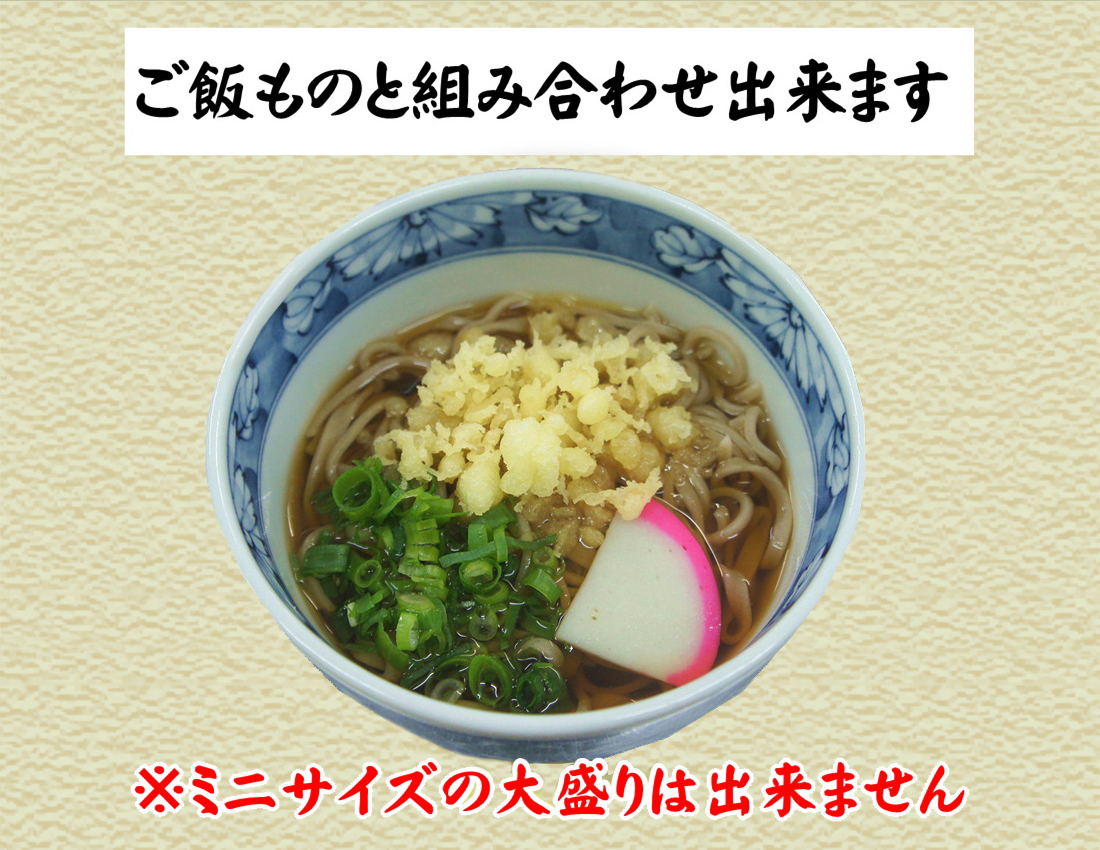 ミニそば・うどん